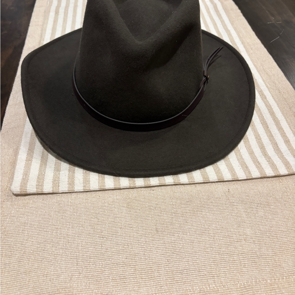 Dorfman Pacific Men's Crushable Wool Felt Outback Hat - Picture 3 of 5